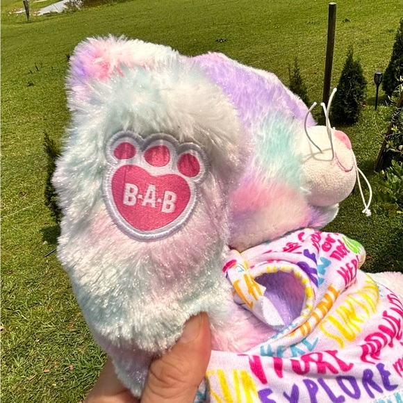 Build a Bear Pastel Tie-Dye Kitty Cat Plush - Picture 4 of 6